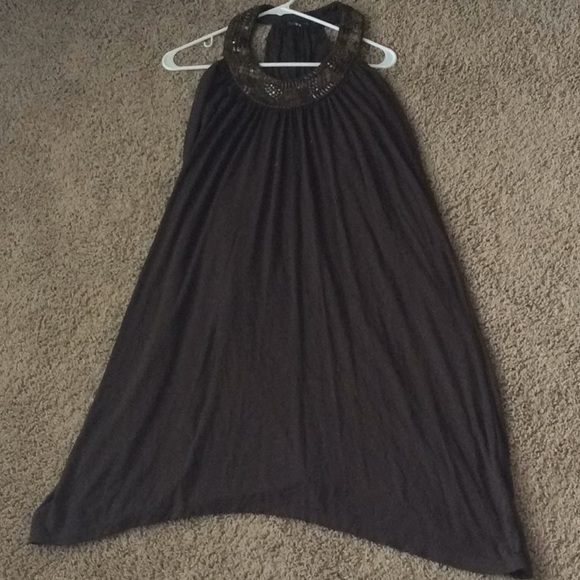 Embellished Halter Top Dress - Picture 1 of 4